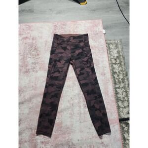 Lululemon 365 Heritage Brown Camo Fast And Free Leggings, SIZE 8